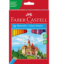 Faber-Castell Colour Pencils w. Sharpener - Castle - 36 pcs - Mu