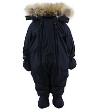 Ver de Terre Snowsuit w. Fur - Navy