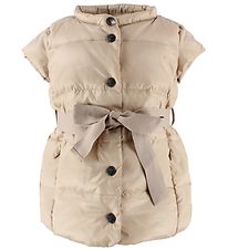 Ver de Terre Down Gilet w. Belt - Light rose