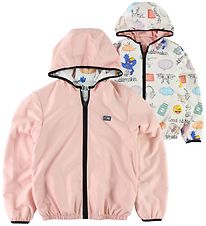 Fendi Kids Jacket - Reversible - Pink/White w. Print