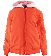 Kenzo Padded Jacket - Floralia - Orange/Pink