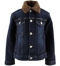 Calvin Klein Denimjacka - Bl Denim m. Brun Teddy