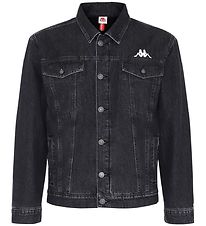 Kappa Jeansjacke m. Fr - Bascino - Schwarz