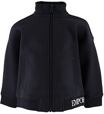 Emporio Armani Zip Cardigan - Navy