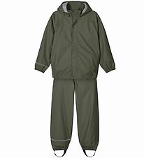 Name It Rainwear w. Suspenders - Noos - Thyme