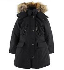 Ver de Terre Down Jacket w. Fur - Black