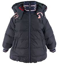 Dolce & Gabbana Daunenjacke - Umkehrbar - Navy m. Buchstaben