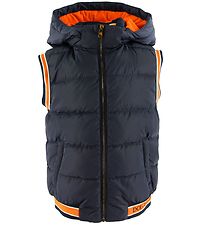 Dolce & Gabbana Donsvest - Navy m. Oranje