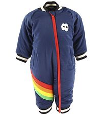 Stella McCartney Kids Padded Snowsuit - Rainbow - Navy