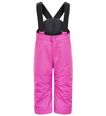 Color Kids Ski Pants w. Suspenders - Rose Violet