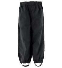 Hulabalu Softshell Pants w. Fleece - Spritz - Black