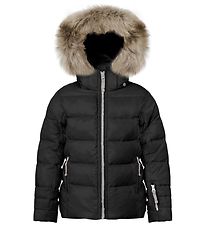 Ver de Terre Down Jacket w. Fur - Black