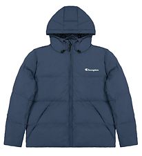 Champion Fashion Veste Rembourre - Bleu av. Logo