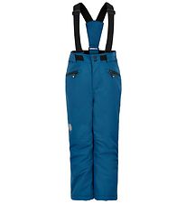 Color Kids Ski Pants w. Suspenders - Dark Blue