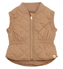 Hust and Claire Thermo Vest - Quilted - Olina - Tannin
