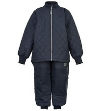 Mikk-Line Thermo Set with Fleece - Blue Nights