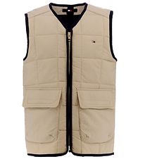 Tommy Hilfiger Steppweste - Dg Tjm - Savannah Sand