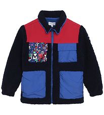 Little Marc Jacobs Fleece Jacket - Urban Jungle - Navy w. Blue/R