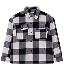 DKNY Shirt - Black/White Check w. Print