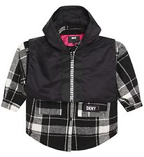 DKNY Jacket - Black/White Check w. Waistcoat