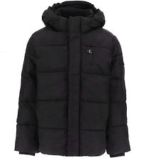 Calvin Klein Gevoerde Jas - Essential Puffer - CK Black