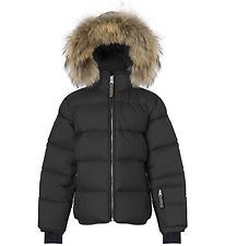 Ver de Terre Down Jacket w. Fur - Black