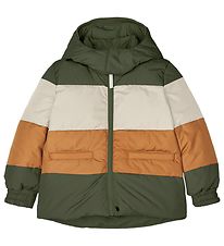 Liewood Down Jacket - Paloma - Reversible - Hunter Green Multi M