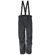 ISBJRN OF SWEDEN Pantalon Shell av. Bretelles - Ouragan - Noir