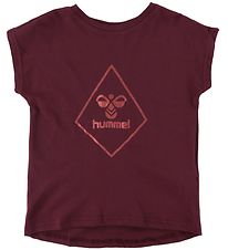 Hummel T-Shirt - hmlLuna - Windsor Wine