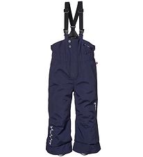 Isbjrn of Sweden Ski Pants w. Suspenders - Powder - Navy