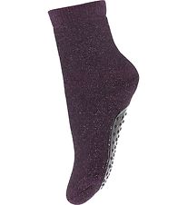 MP Socks - ABS - Celina - Dark Purple w. Glitter