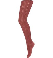 MP Tights - Wool - Hanna - Hot Chocolate w. Pointelle