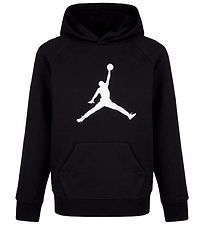 Jordan Hoodie - Jumpman Logo - Black w. White
