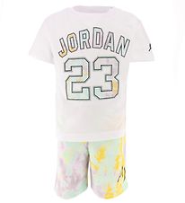 Jordan Sweat Shorts/T-shirt - Sport Dna - Mint Foam w. Print