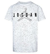 Jordan T-shirt - Color Mix Aop - White w. Dots