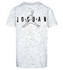 Jordan T-shirt - Color Mix Aop - Vit m. Prickar