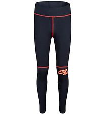 Jordan Leggings - BIG Jumpman X Nike - Schwarz m. Pink/Neon