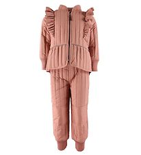 En Fant Thermokleidung - Alt Rose m. Rüschen