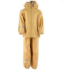 CeLaVi Rainwear w. Suspenders - PU - Rattan