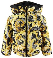 Versace Daunenjacke - Barocco - Schwarz/Gold