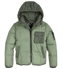 Tommy Hilfiger Steppjacke - Abnehmbare Kapuze - Spring Olive