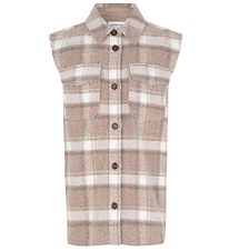 Designers Remix Waistcoat - Wool/Polyester - G Jayden - Beige Ch