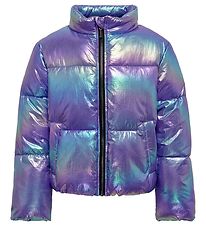 Kids Only Vadderad jacka - KogCeline - Purple Opulence/Metalic