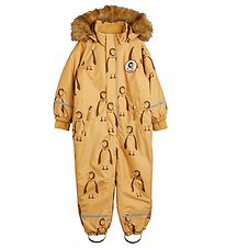 Mini Rodini Snowsuit - Penguin - Beige
