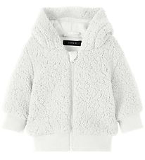 Name It Veste polaire - NbnMazie - Blanc comme neige