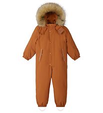 Reima Snowsuit - Stavanger - Cinnamon Brown w. Faux Fur