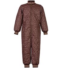 Mikk-Line Thermosuit w. Fleece - Duvet - Coated - Decadent Choco