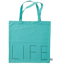 Design Letters Shopper - Life - Turquoise