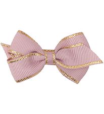 Little Wonders Bow Hair Clip - Viola - 6 cm - Cameo/Gold