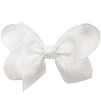 Little Wonders Hair Clip with. Bow - Chamomile - 6 cm - White